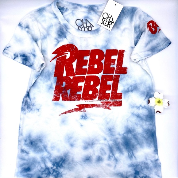 NWT Chaser Bowie Rebel Rebel Tie Dye Tee, XS - Picture 13 of 15